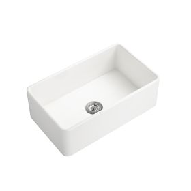 Inch White Farmhouse Sink Deep Apron Sink Undermount Farmhouse Kitchen Sink Single Farm Sink