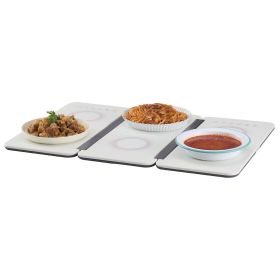 VEVOR Electric Warming Tray, 18.9" x 10.2" Portable Cold Rolled Sheet Heating Tray with Temperature Control (35-100°C), Perfect for Catering, House