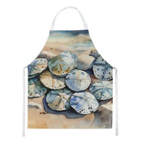 Sand Dollars Apron Cooking Kitchen Server Baking Crafts Gardening for Adult Women Men, Unisex, Large, Multicolor