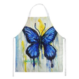 NEW Flutter Butterfly Apron Cooking Kitchen Server Baking Crafts Gardening for Adult Women Men, Unisex, Large, Multicolor