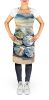 Sand Dollars Apron Cooking Kitchen Server Baking Crafts Gardening for Adult Women Men, Unisex, Large, Multicolor